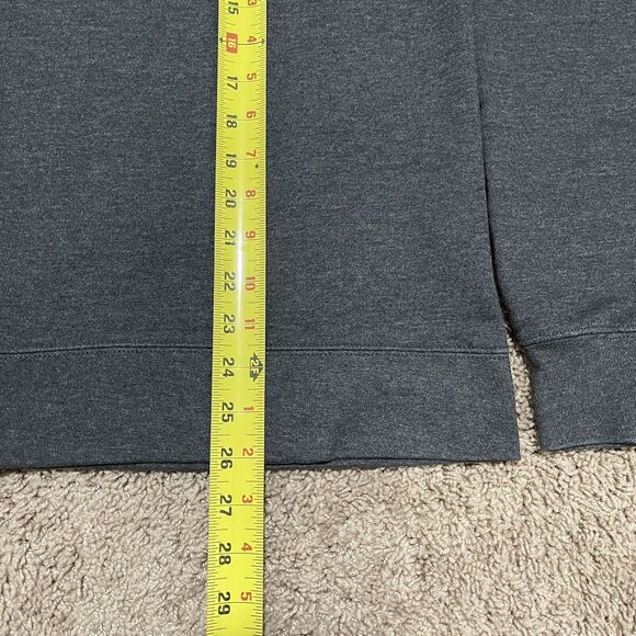 Disney Sweatshirt Womens Small Charcoal Grey Mickey and Minnie Therma Crewneck - Picture 8 of 9